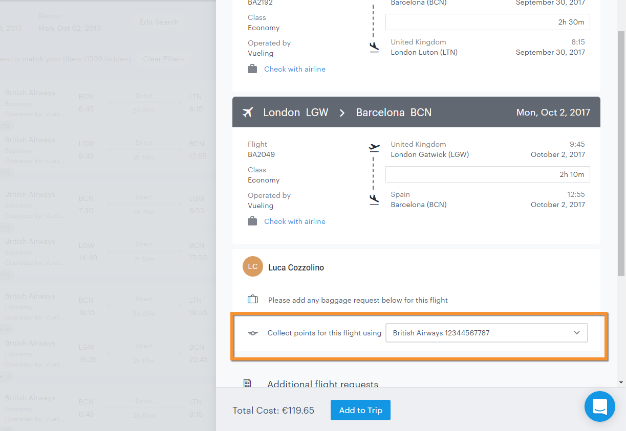 how-to-add-frequent-flyer-number-itilite